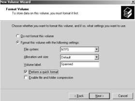 Hình 2 78 Hộp thoại Format Volume Đến đây đã hoàn thành việc tạo Volume có 2