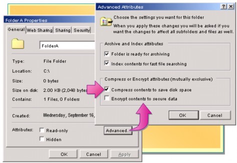 Hình 2 109 Hộp thoại cho phép nén dữ liệu 2 Nén các file và folder Windows Explorer 3