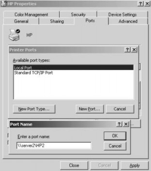 Hình 3 11 Hộp thoại Port Name chuyển tất cả các tác vụ in 5 Cấu hình Tab 4