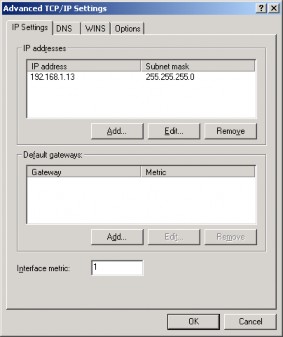 Hình 3 26 Hộp thoại Advanced TCP IP Settings 3 2 2 Cài đặt và cấu hình dịch vụ 11