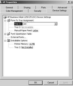 Hình 3 19 Tab Devices Setting Phía dưới phần Form To Tray Assignment trước tiên chọn 4