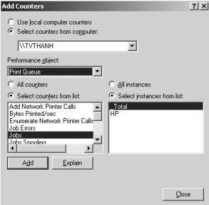 Hình 3 23 Hộp thoại Add Counters 4 Trong hộp thoại Add Counters có thể chỉ 8