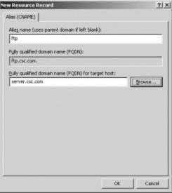 Hình 3 66 Tạo RR CNAME Kiểm tra hoạt động dịch vụ DNS Sau khi ta hoàn tất quá 11