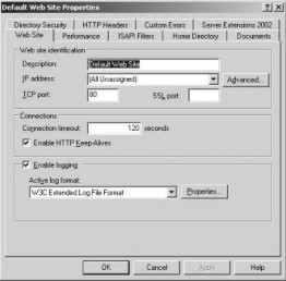 Hình 3 81 Thuộc tính Web Site Tab Web Site mô tả một số thông tin chung về dịch 12