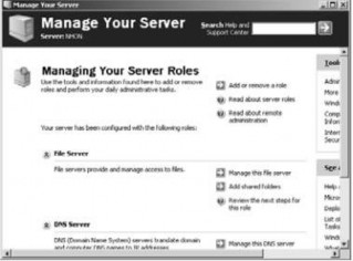 Hình 3 72 Manage Your Server Roles Chọn biểu tượng Add or remove a role chọn Next trong 3