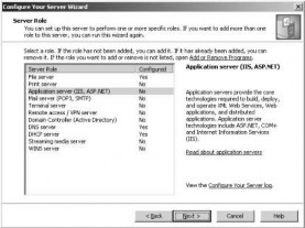 Hình 3 73 Chọn loại Server Chọn hai mục cài đặt FrontPage Server Extentions và 4