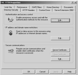 Hình 3 90 Directory Security Tab Cấu hình Authentication And Access Control từ Hình 3 23 7