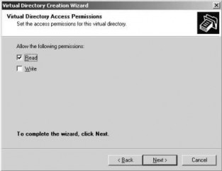 Hình 3 112 Đặt quyền truy xuất vào Virtual Directory Chọn Finish để hoàn tất quá 4