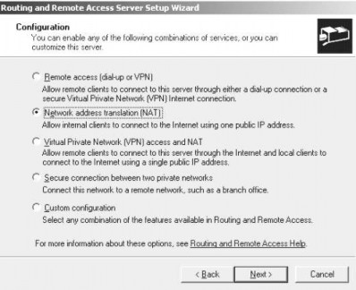 Hình 3 142 Cấu hình Network address translation Tiếp theo hộp thoại NAT Internet 17