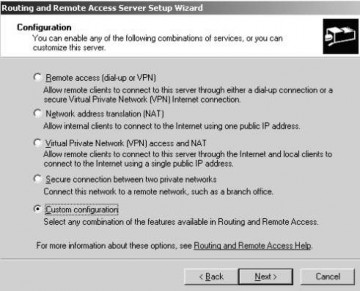 Hình 3 127 Welcome to the Routing and Remote Access Server Setup Wizard Tiếp theo hộp thoại 2