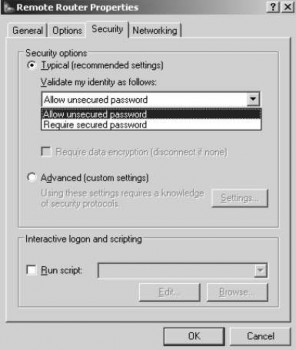 Hình 3 148 Thiết lập kết nối an toàn Mở rộng mục IP Routing trong cửa sổ 6