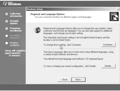 Hình 1 35 Hộp thoại Regional and Language Options Tại hộp thoại Personalize Your 11