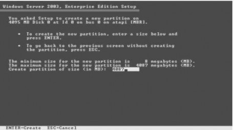 Hình 1 30 Tạo Partition Chọn Partition vừa tạo và nhấn Enter để tiếp tục Hình 6