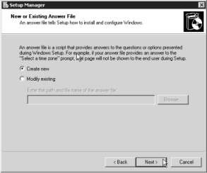 Hình 1 45 Tạo tệp tin trả lời Tiếp theo là hộp thoại Type of Setup Chọn 8