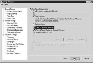 Hình 1 57 Chọn thiết lập các thông số mạng Tại mục Workgroup or Domain gia 1