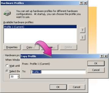 Hình 1 60 Tạo Hardware Profile Để tạo một hardware profile thực hiện những 4
