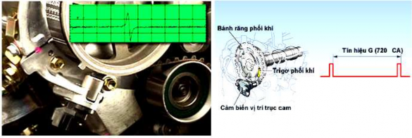 Hình 2 111 Cảm biến vị trí trục cam 1CD FTV Hình 2 112 Cảm biến vị trí trục 7