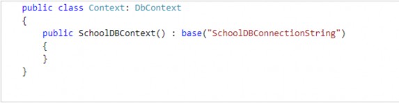 Hình 31 Định nghĩa lớp Context truyền vào chuỗi kết nối Hình 32 File 3