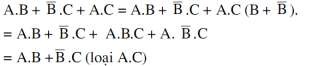 Ví dụ 1 32 Hãy tối giản hàm sau bằng phương pháp đại số Giải Từ yêu 23