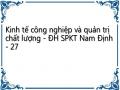 Kinh tế công nghiệp và quản trị chất lượng - ĐH SPKT Nam Định - 27