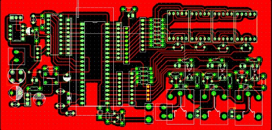 Hình 3 8 Lauout mạch cân bằng nhiệt độ Hình 3 9 Layout mạch điều khiển chính 2