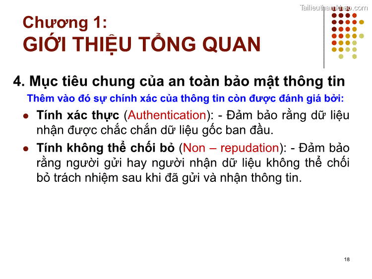 4 Mục Tiêu Chung Của An Toàn Bảo Mật Thông Tin Thêm Vào Đó Sự Chính