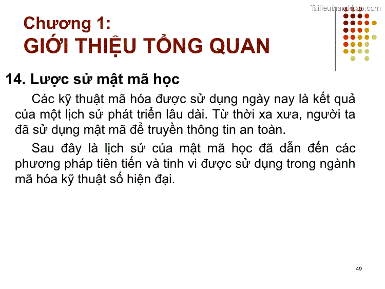 14 Lược Sử Mật Mã Học Các Kỹ Thuật Mã Hóa Được Sử Dụng Ngày