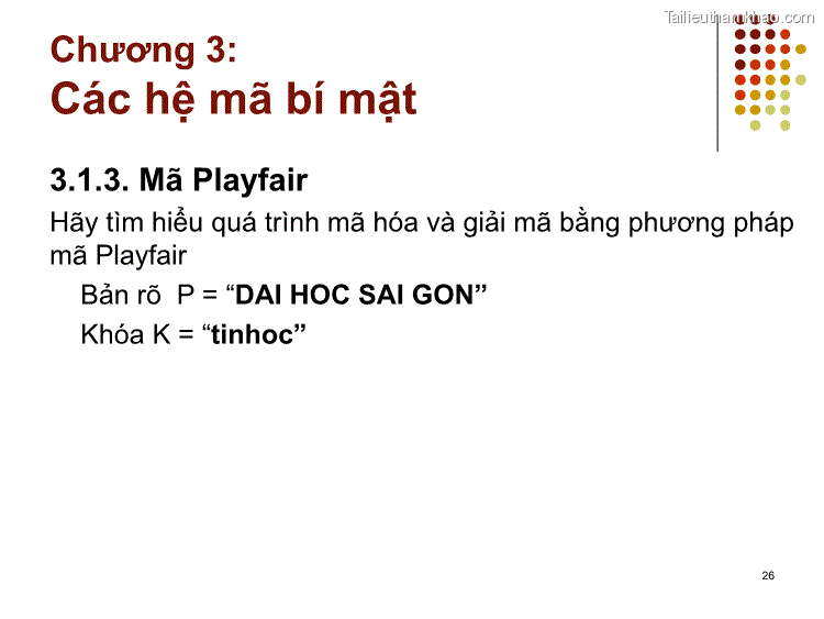 3 1 3 Mã Playfair Hãy Tìm Hiểu Quá Trình Mã Hóa Và Giải Mã Bằng