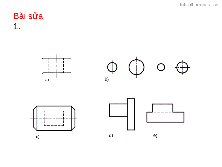 Bài Sửa 1 A B C D E
