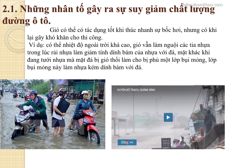 2 1 Những Nhân Tố Gây Ra Sự Suy Giảm Chất Lượng Đường Ô Tô Gió