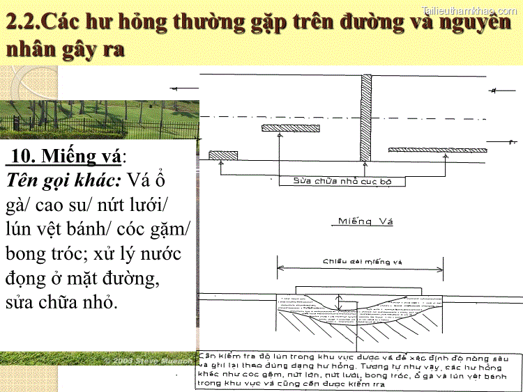 2 2 Các Hư Hỏng Thường Gặp Trên Đường Và Nguyên Nhân Gây Ra 10