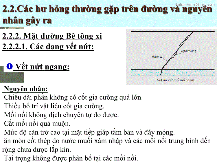 2 2 Các Hư Hỏng Thường Gặp Trên Đường Và Nguyên Nhân Gây Ra Măng 2