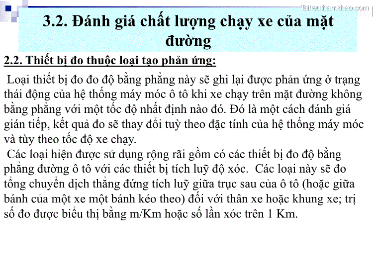 2 2 Thiết Bị Đo Thuộc Loại Tạo Phản Ứng Loại Thiết Bị Đo Đo