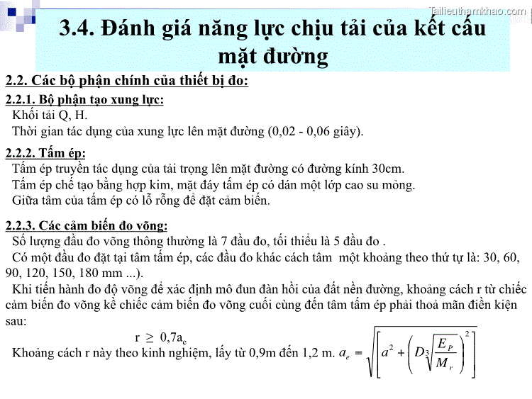 2 2 Các Bộ Phận Chính Của Thiết Bị Đo 2 2 1 Bộ Phận Tạo Xung Lực