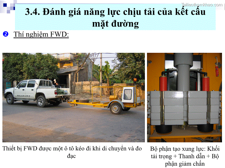 Thiết Bị Fwd Được Một Ô Tô Kéo Đi Khi Di Chuyển Và Đo Đạc Bộ