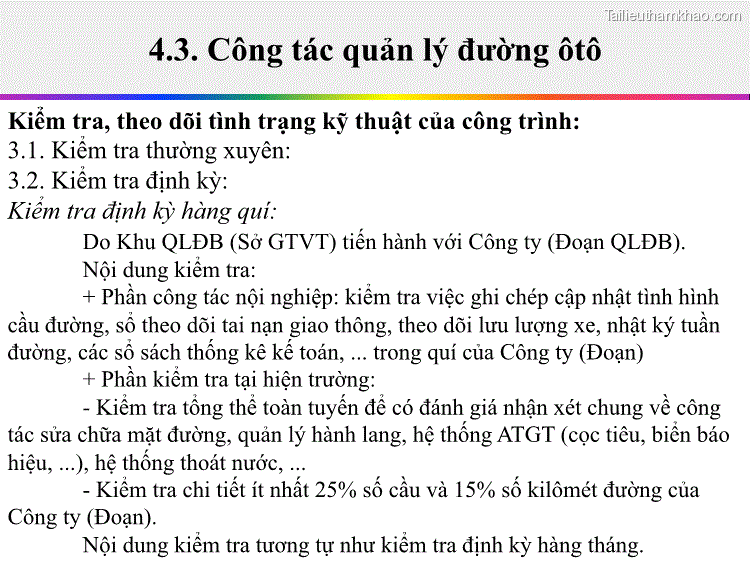 Kiểm Tra Theo Dòi Tình Trạng Kỹ Thuật Của Công Trình 3 1 Kiểm Tra