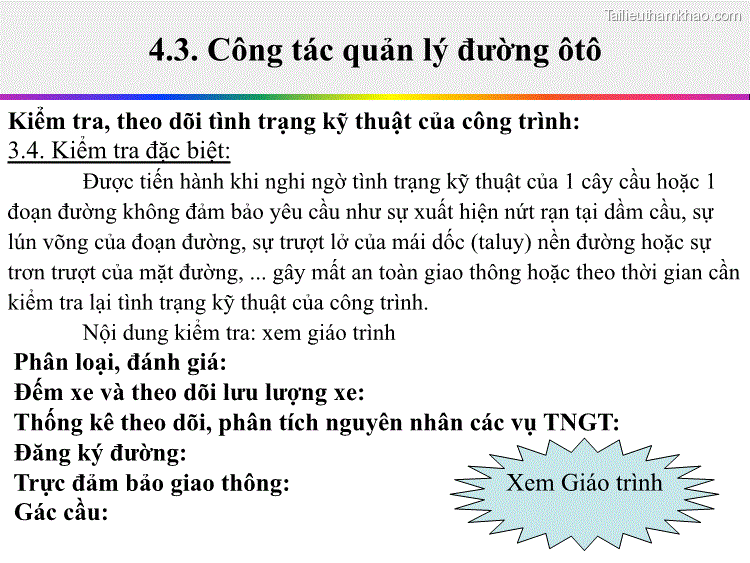Kiểm Tra Theo Dòi Tình Trạng Kỹ Thuật Của Công Trình 3 4 Kiểm Tra