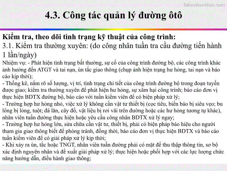 Kiểm Tra Theo Dòi Tình Trạng Kỹ Thuật Của Công Trình 3 1 Kiểm Tra