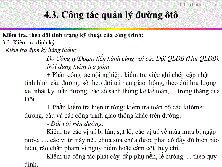 Kiểm Tra Theo Dòi Tình Trạng Kỹ Thuật Của Công Trình 3 2 Kiểm Tra