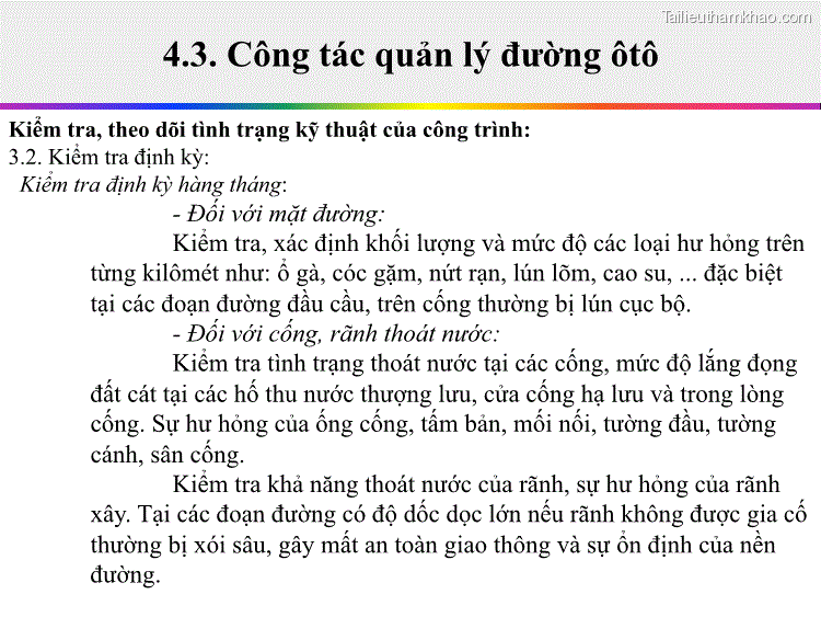 Kiểm Tra Theo Dòi Tình Trạng Kỹ Thuật Của Công Trình 3 2 Kiểm Tra