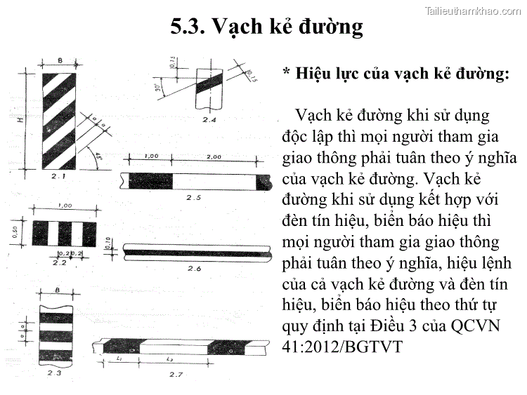 Hiệu Lực Của Vạch Kẻ Đường Vạch Kẻ Đường Khi Sử Dụng Độc
