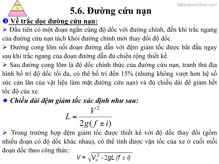 Chiều Rộng Của Đoạn Đường Dẫn Tối Thiểu Nên Lấy Như Sau 