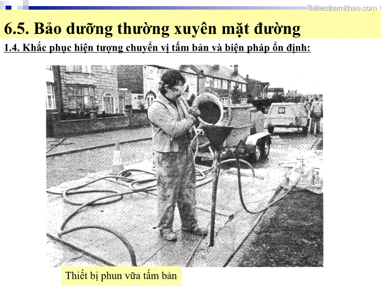 6 5 Bảo Dưỡng Thường Xuyên Mặt Đường 1 4 Khắc Phục Hiện Tượng