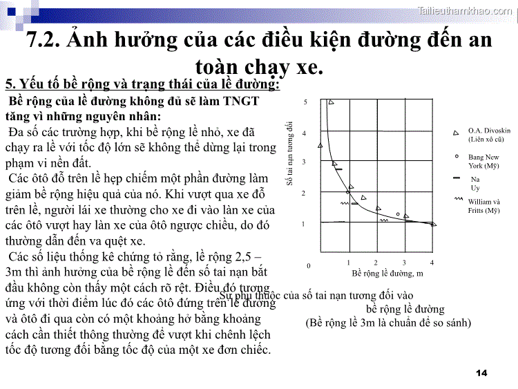 Bề Rộng Của Lề Đường Không Đủ Sẽ Làm Tngt 5 Số Tai Nạn Tương