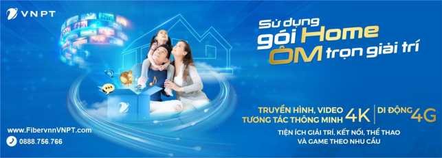 Hình 2 2 Slogan và áp phích của gói dịch vụ Home Combo Cá nhân hóa nhu cầu 1