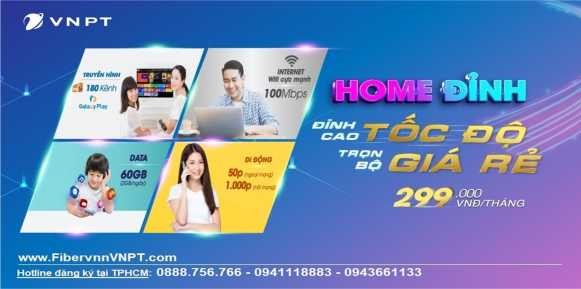 Hình 2 3 Áp phích của gói cước mới ra năm 2020 Home Đỉnh  Gói Home Đỉnh 2