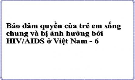 Thực Trạng Và Nguyên Nhân Lây Nhiễm Hiv/aids Ở Trẻ Em Tại Việt Nam Trong Thời Gian Qua
