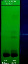 Hình 4 30 Sắc kí lớp mỏng cao diethyl ether hệ S3 Nhận xét Qua 3 hệ dung môi 9