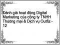 Đánh giá hoạt động Digital Marketing của công ty TNHH Thương mại & Dịch vụ Outfiz - 12