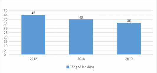 Sau Biểu đồ 1 Tình hình lao động của công ty giai đoạn 2017 2019 Qua đó ta 1